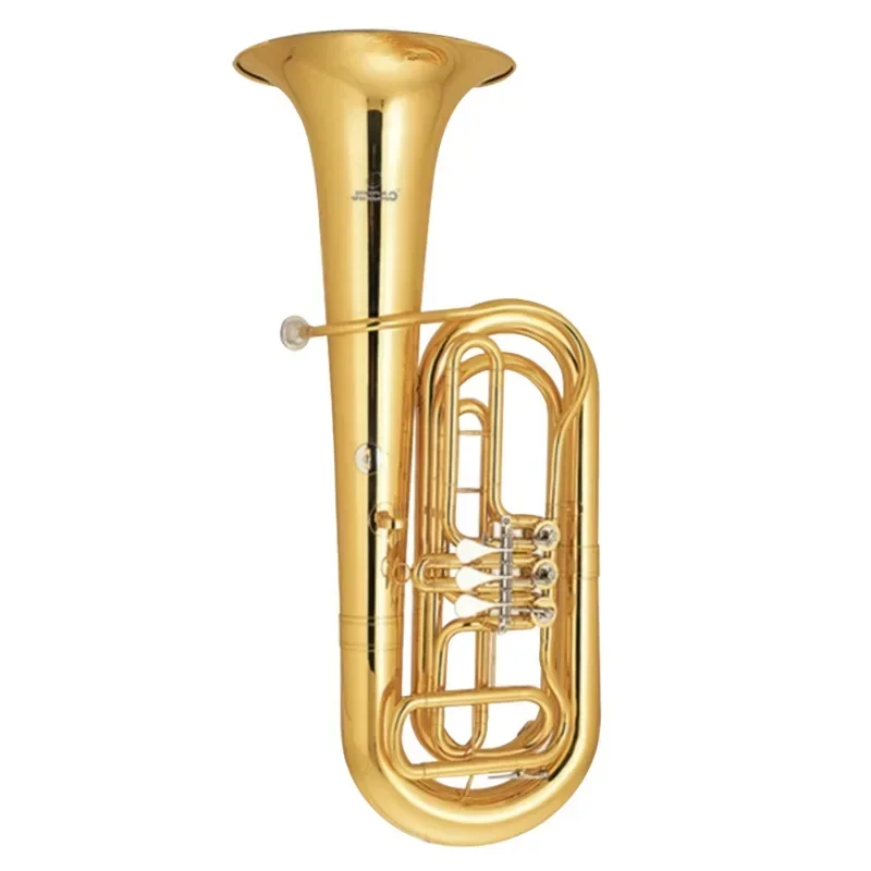 

Wholesale Jinbao JBBB-300 Three Flat Keys Bb Bass Big Carry Sign Three Keys Ball B Large Brass Instrument