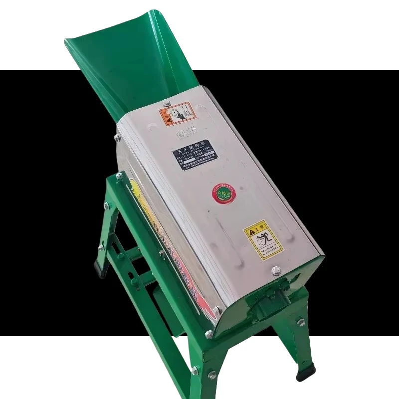 XINTA hot-selling Indian corn thresher electric automatic corn sheller 800 kg/h, stainless steel material, suitable for farm and