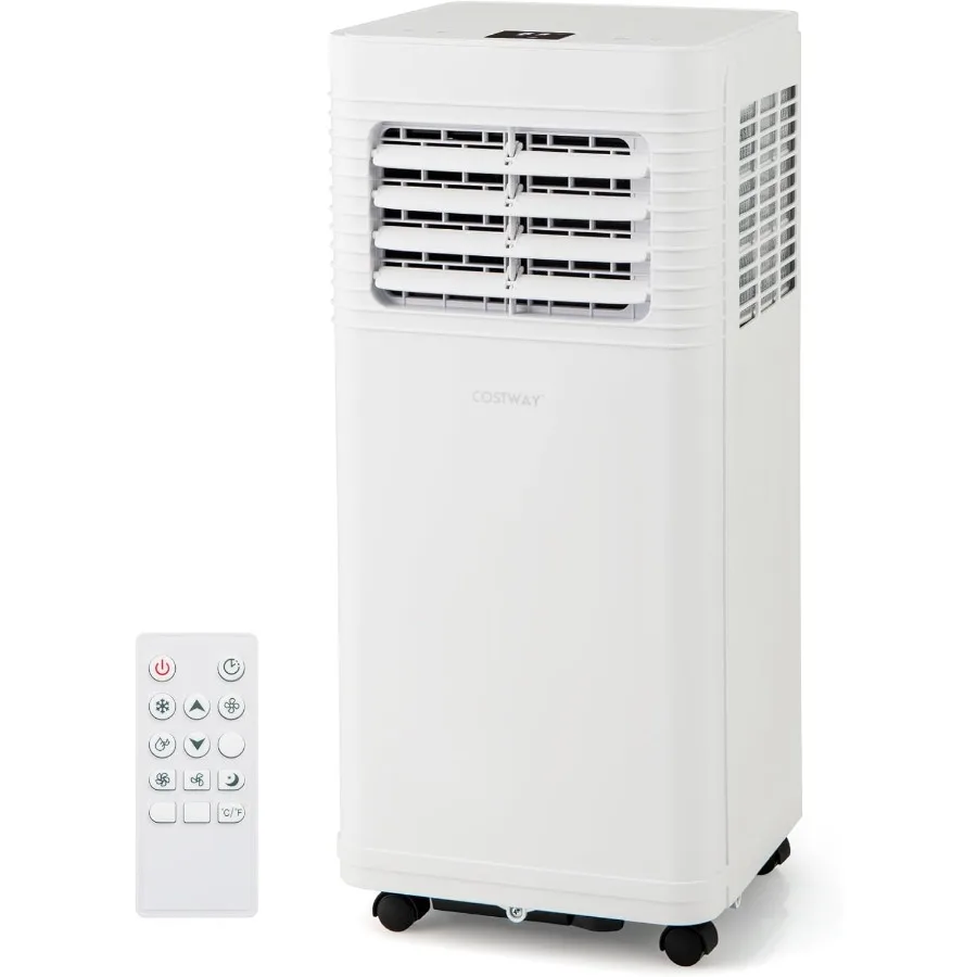 

Portable Air Conditioner 8000 BTU with Built-in Fan and Dehumidifier Functionality 24-Hour Timer and Remote Control for Conveni