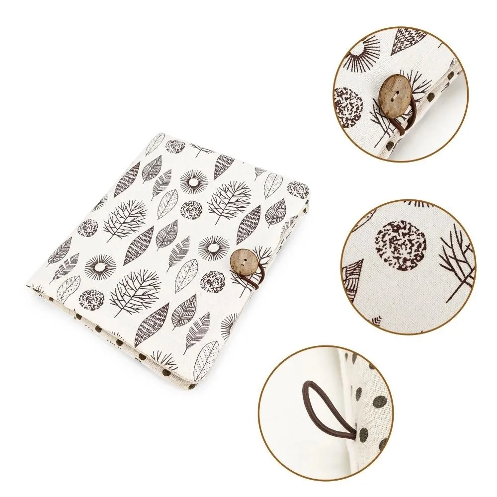 Bolsa de armazenamento de fraldas de bebê com padrão de desenho animado, bolsa de armazenamento dobrável com vários compartimentos, reutilizável, grande capacidade