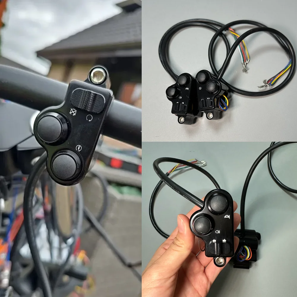 

Motorcycle 1'' 25mm Handlebar Control Switch Push Button For Harley Yamaha Honda Suzuki Bobber Chopper Cafe Racer Custom Bikes