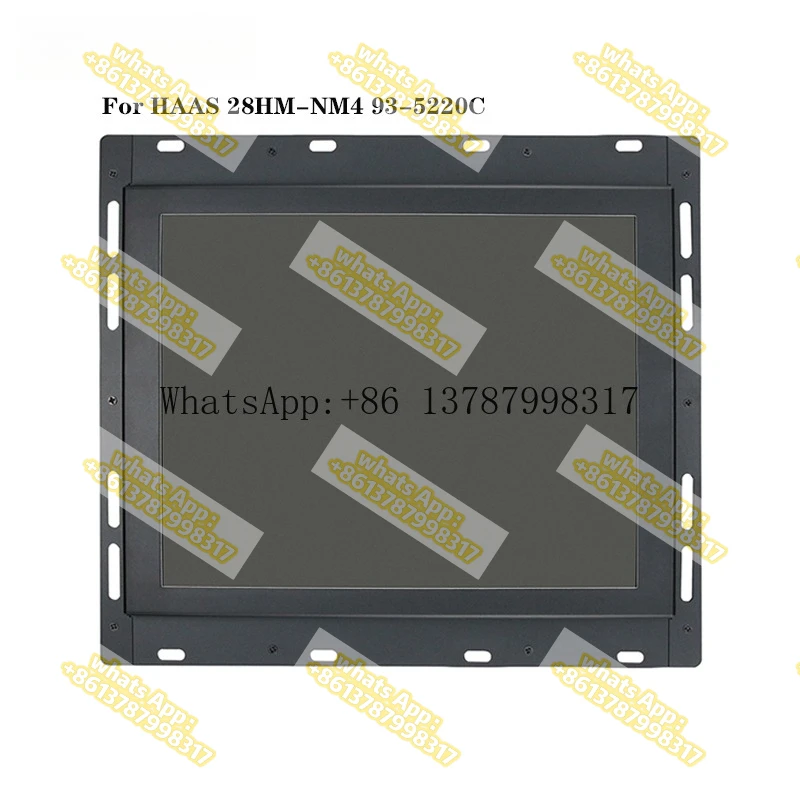 Industrial LCD Monitor 9-Pin Monochrome Display For HAAS 28HM-NM4 93-5220C VF1 VF2 VF3 CRT Monitors