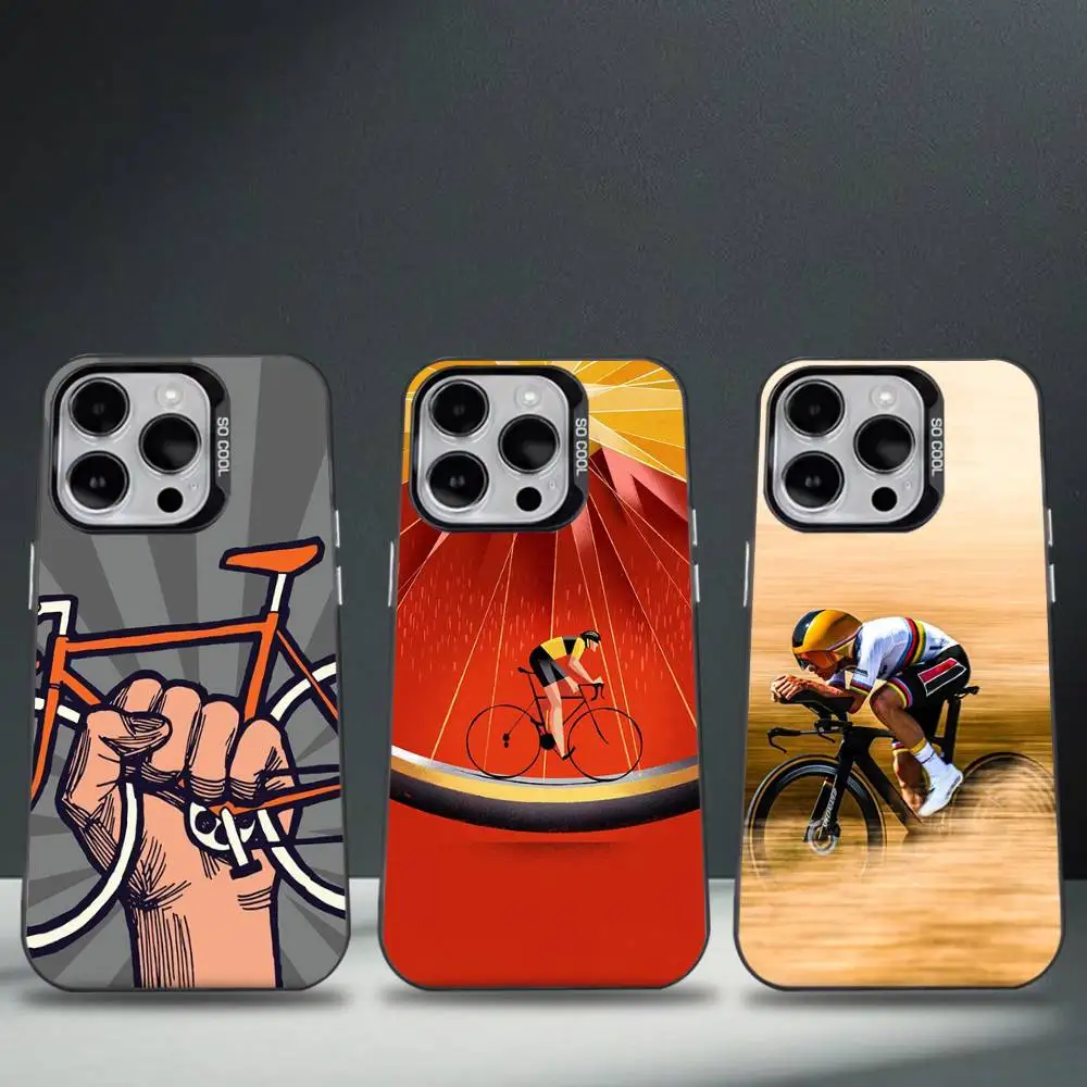 

T-Tour De France B-Bicycle Phone Case For iPhone 17,16,15,14,13,12,11,Pro,XS,Max,Plus,Mini,SE4,E IMD Matte Black