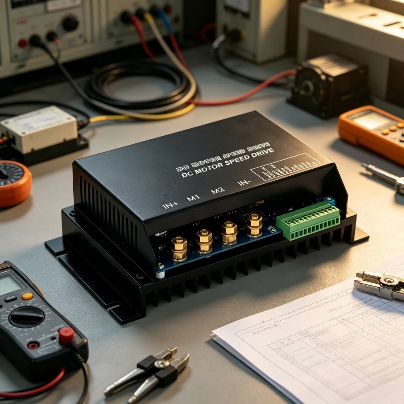 High Precision Industrial Four-Quadrant DC Motor Driver RT100BL-XW 12/48V with Limit Switch