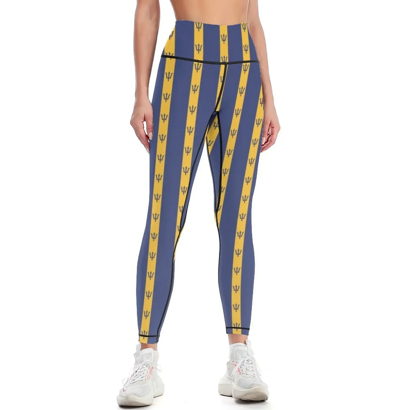 

Flag Of Barbados Leggings gym's sportswear Women's sports Sports female Womens Leggings