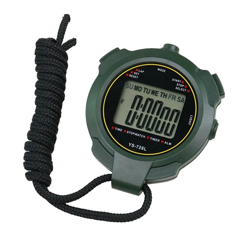 30H Chronometer Handheld Pocket Stopwatch 0.01S Accuracy Professional Digital Sport Stopwatch LCD Stop Watch