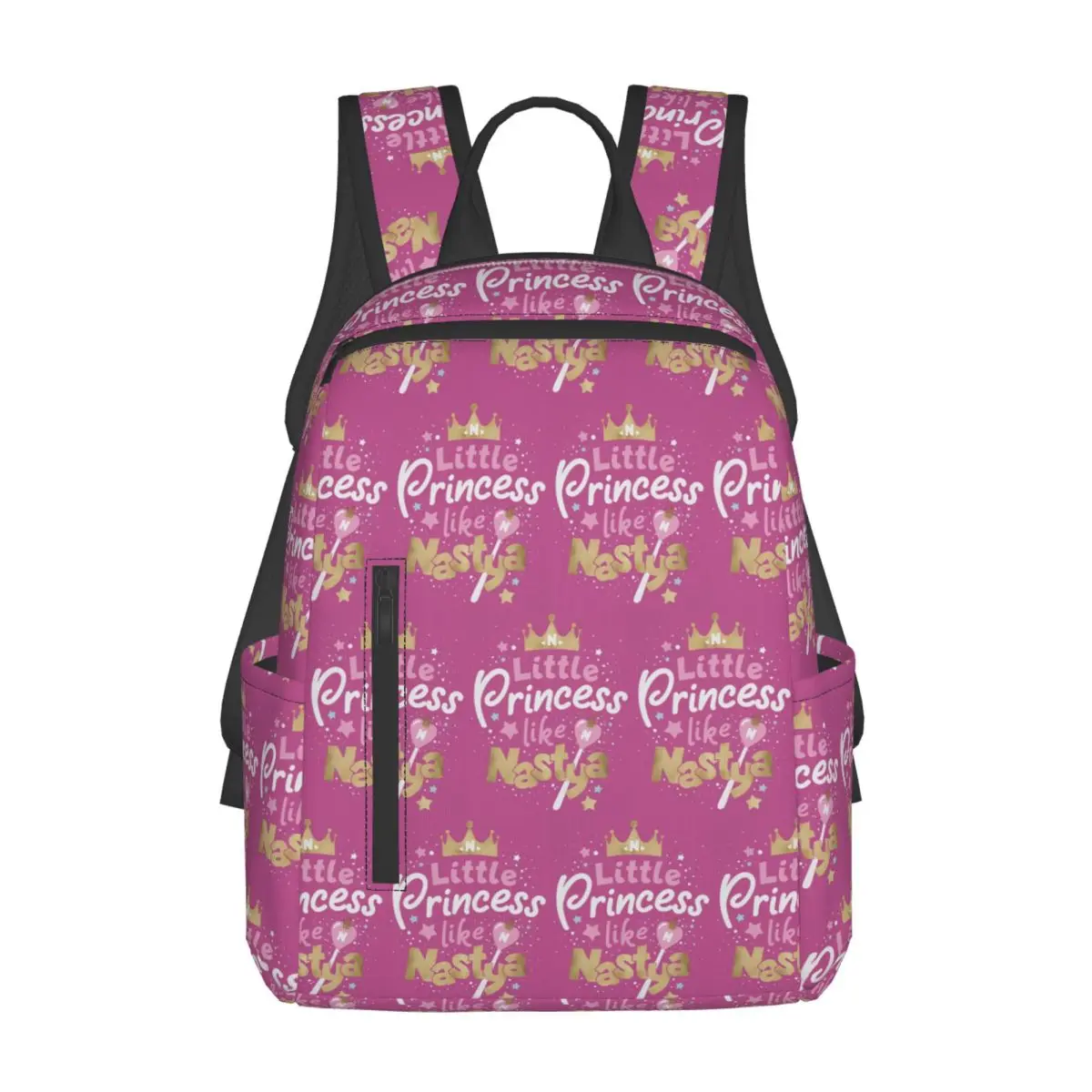 

Princess Posters Like Nastya Backpack Daypack Large Capacity Boys Girls BookBag School Bag Shoulder Bags for Men Women