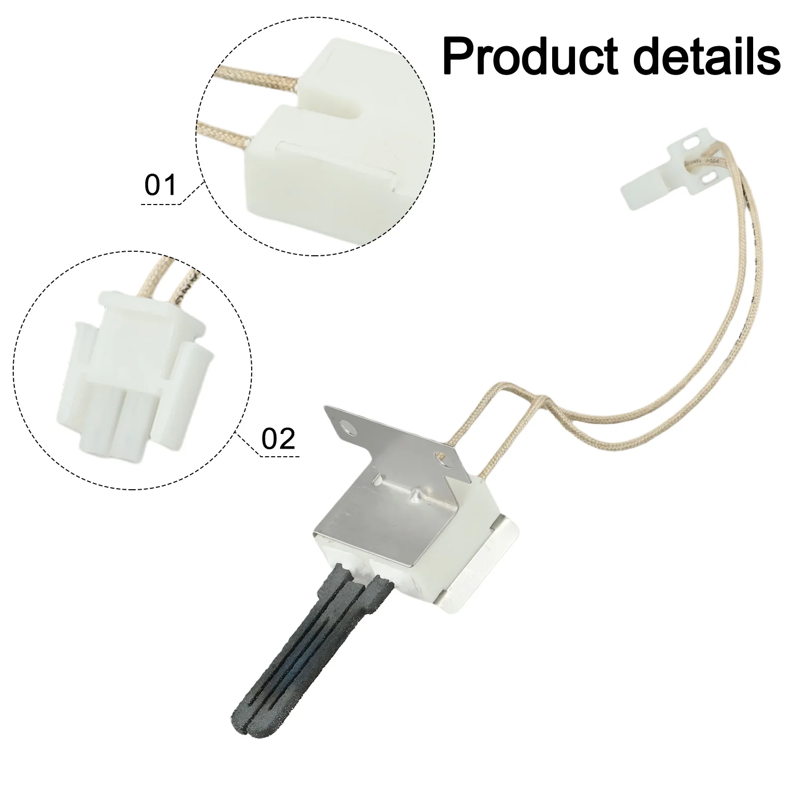 IG418 Ignitor untuk B1401018S B1401015 tungku pengapian alat listrik aksesoris 95 porselen kompor pengapian panas IG418 Ignitor