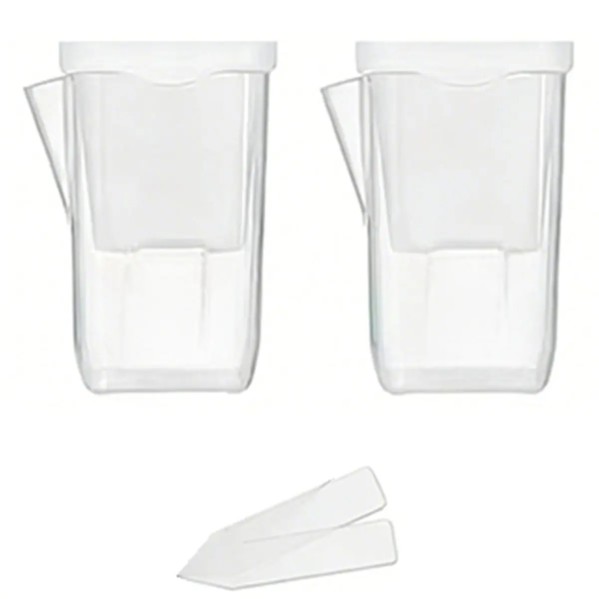 2026 New 1set Self Watering Pots for Indoor PlantsSmall Clear Plastic ,Cutting,Seeding,Water Level IndicatorDrainage Hole