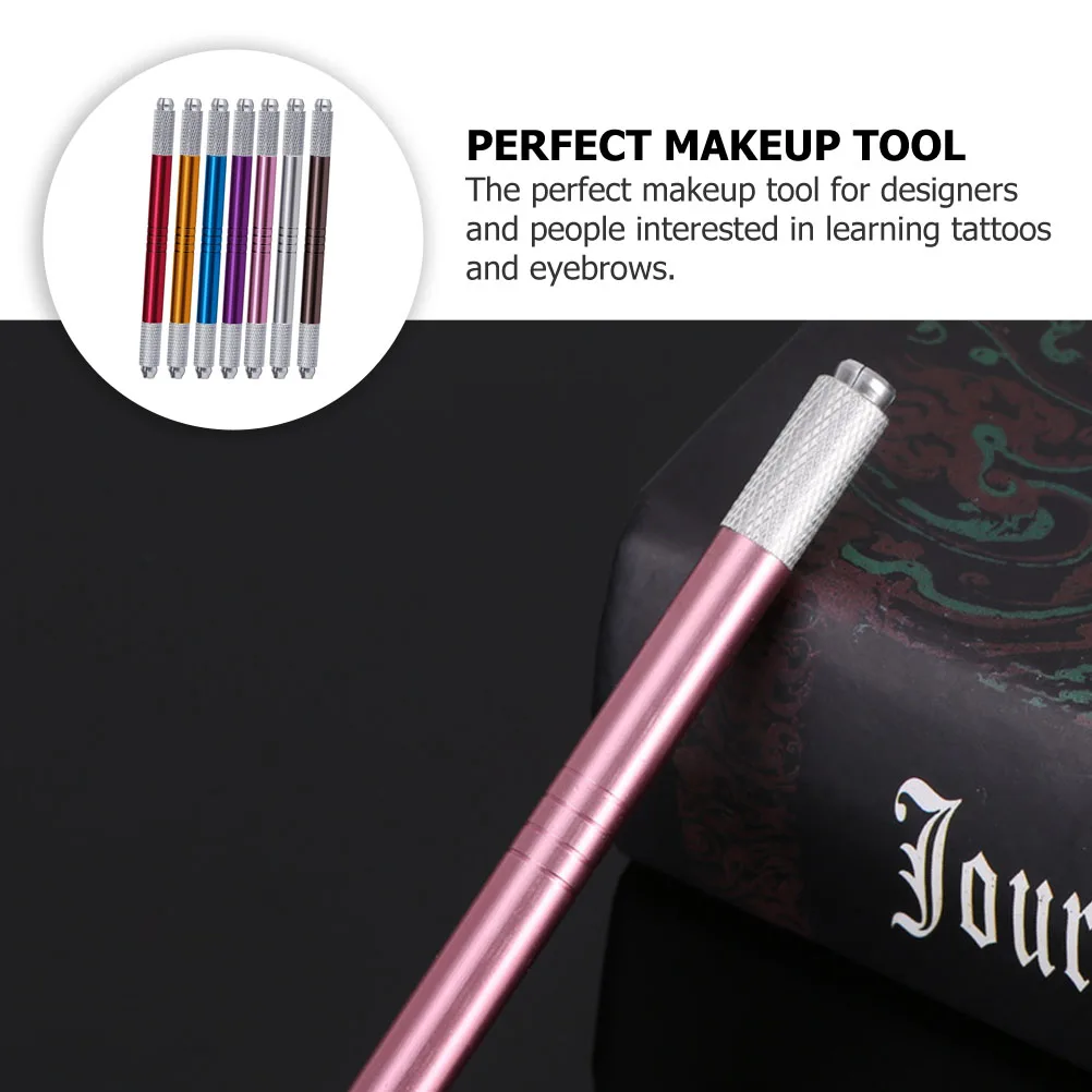 

7pcs Double-Ended Microblading Pencil Premium Eyebrow Tattoos Pen Manual Makeup Beauty Tool For Artists Beginners