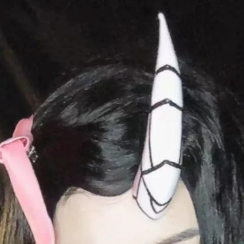 Demon slayer kamado nezuko cosplay adereços anime personagens masculino feminino fantasma funções canto grampos de cabelo vedação tubo de bambu adereços