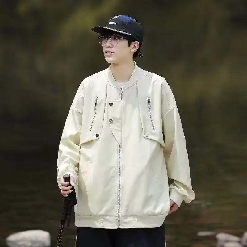 

Autumn Winter Large Size Men's Jaet 300 Pou High Street Trend Loose Haome Youth Top Functional Sle Outerwear