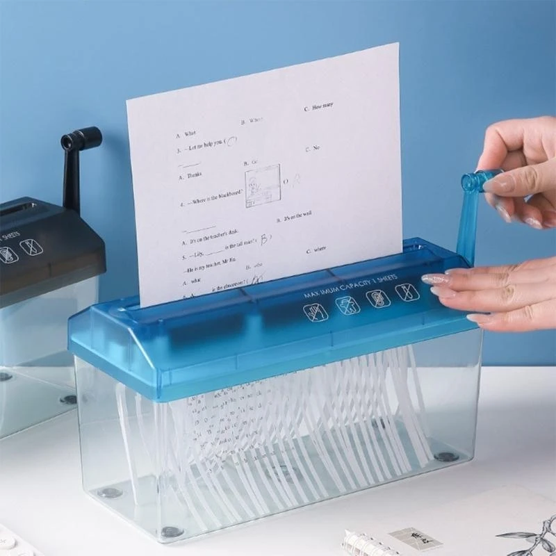 

Mini Hand Heredder Portable Hand Paper Manual Paper 601E