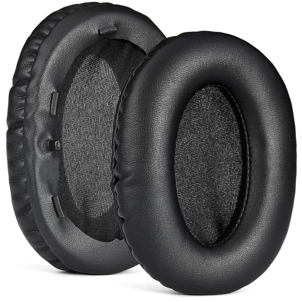 Almohadillas de repuesto de cuero para auriculares de juego Razer Opus X, almohadillas para los oídos, almohadillas para los oídos, piezas de reparación, 1 par