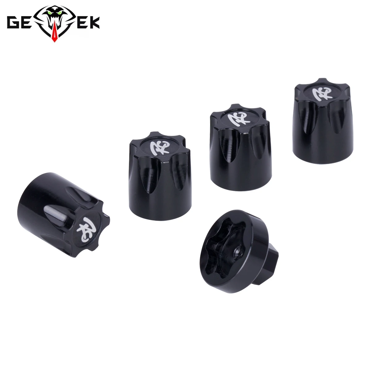 4 Uds llanta de rueda de Metal tapa central tapa antipolvo tuerca M4 para 1/10 coche trepador de control remoto Axial SCX10 D90 TRX4 TF2 CC01 Capra VS4-10 actualizaciones de neumáticos
