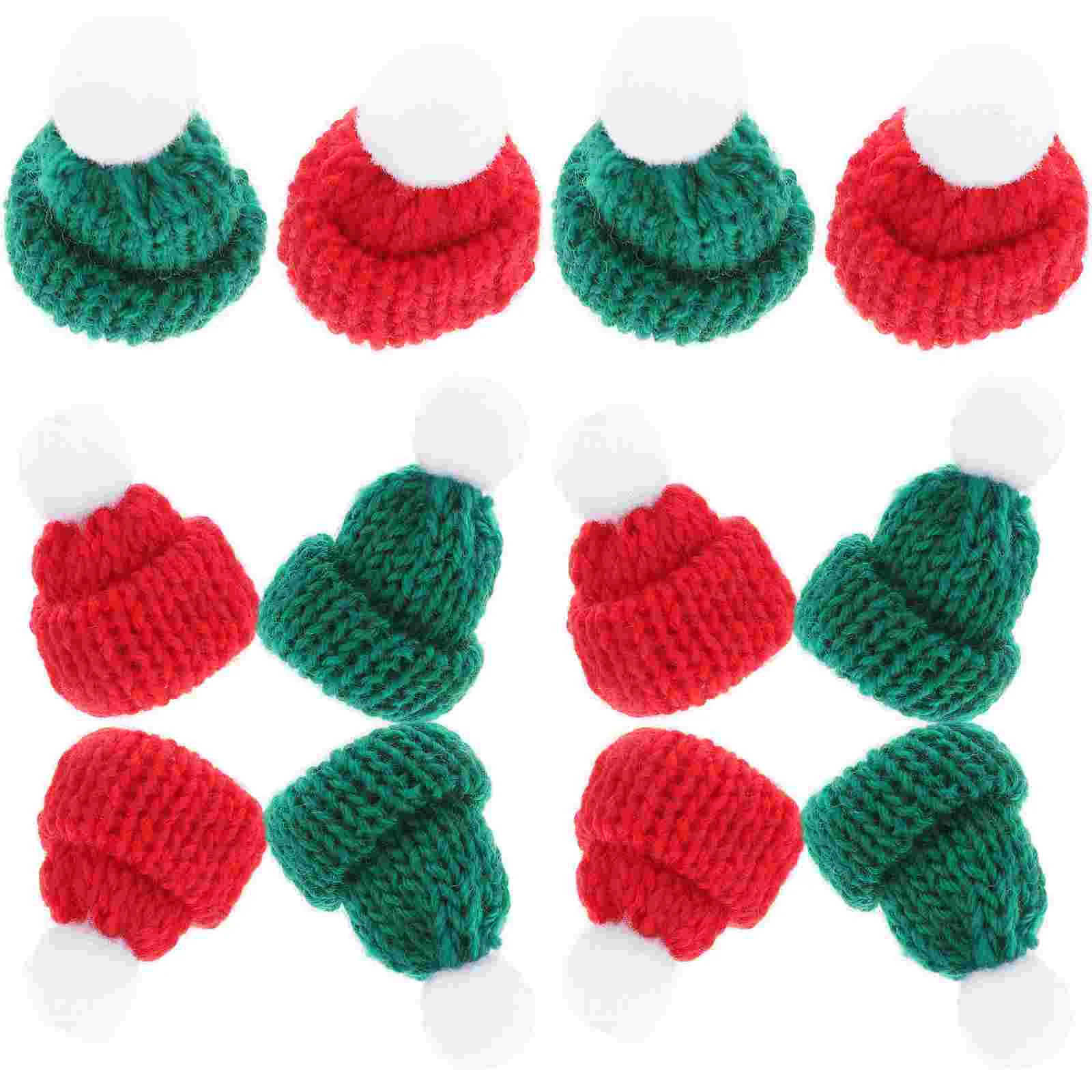 12 Pcs Mini Beanie Cute Hat Compact Bottle Decor Decorative Hats Multi-function Cap Adorable Wear Resistant Lollipop