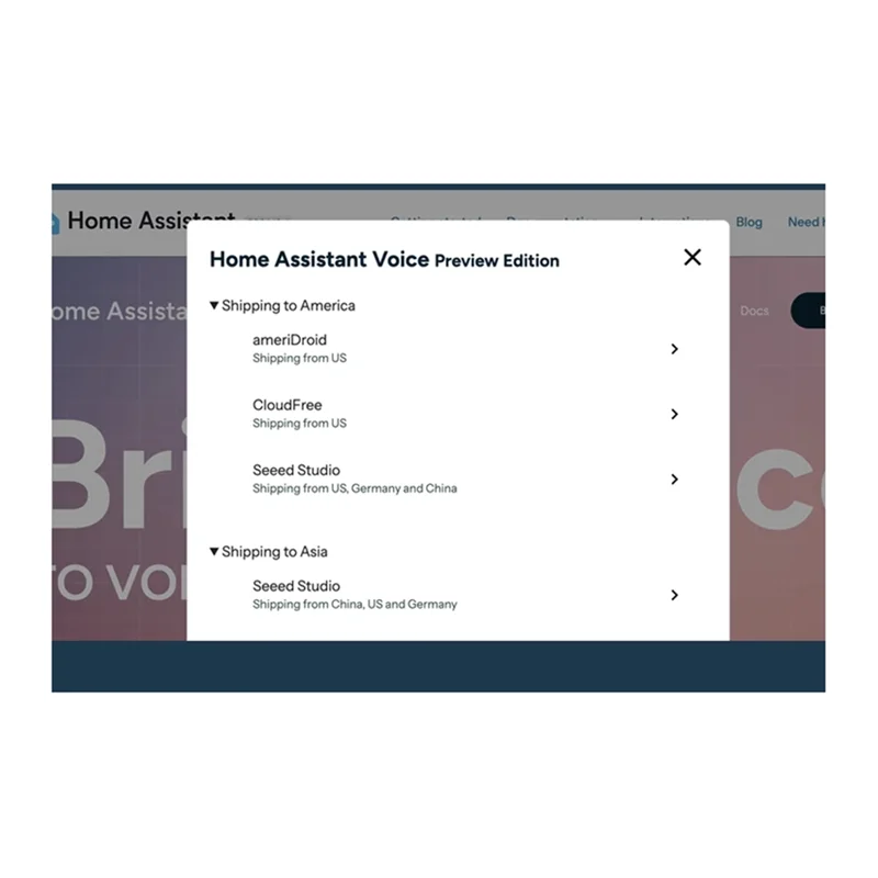 JABS-Home Assistant Voice Preview Edition ESP32-S3 Soc com 16 MB de armazenamento FLASH 2,4 Ghz Wi-Fi Bluetooth 5.0