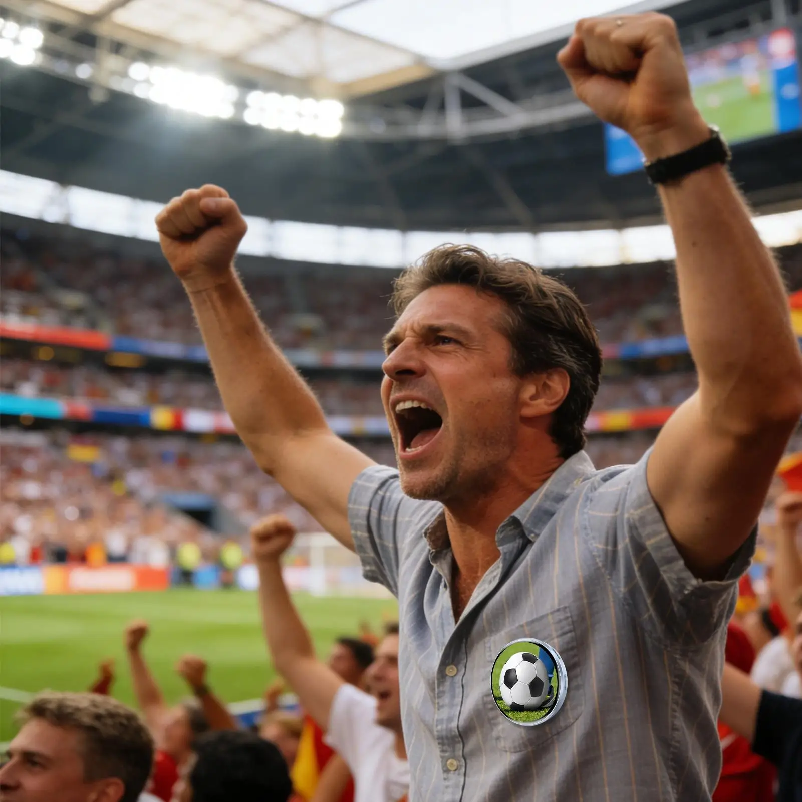 

Dynamic Electronic Badge Anime Merchandise Digital Display Badge For Game Peripherals Excellent Birthday Gifts