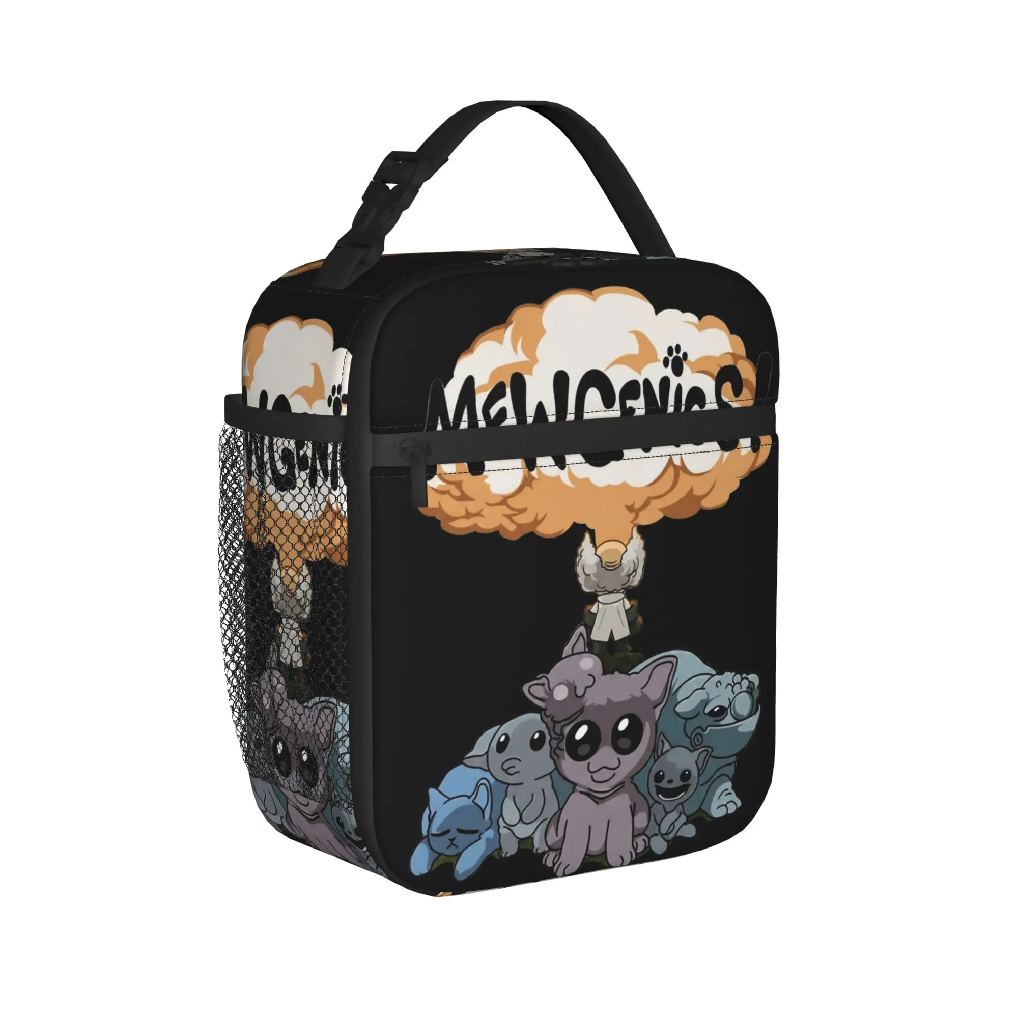 Mewgenics Science and Mutated Cats Insulated Lunch Bag High Capacity  Lunch Container Cooler Bag Lunch Box Tote College