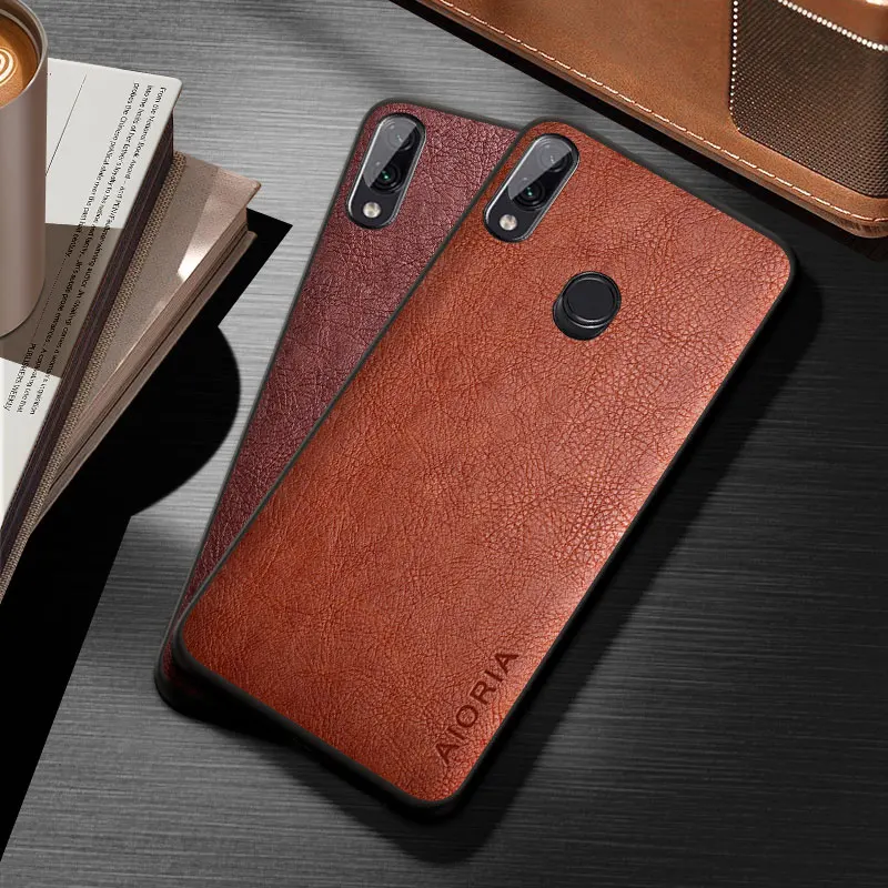 Funda de cuero para Xiaomi Redmi Note 7 Pro, carcasa de lujo Vintage, capa de piel con funda de teléfono suave para redmi note 7