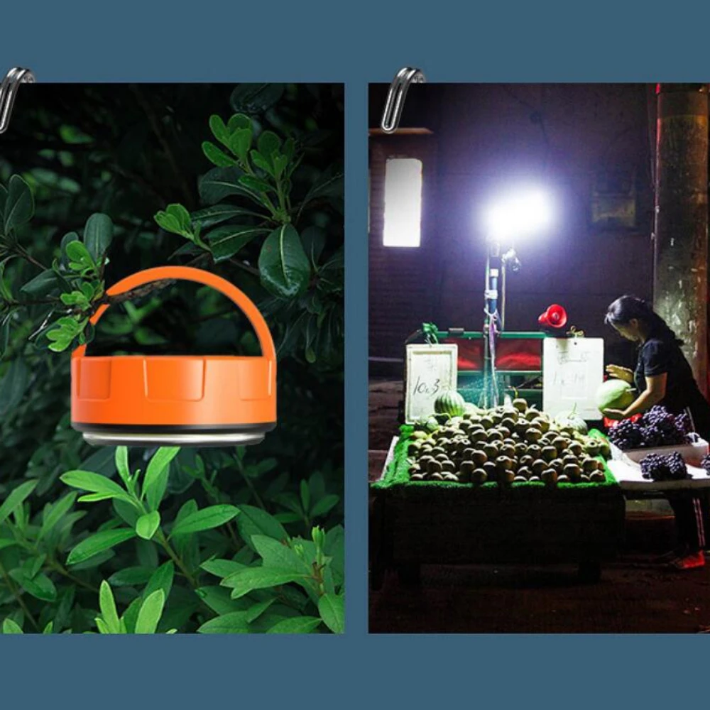 Powerful Mini Magnetic Light Key Chain Small Lamp USB Rechargeable Multifunction Night Light Dormitory Household Lighting