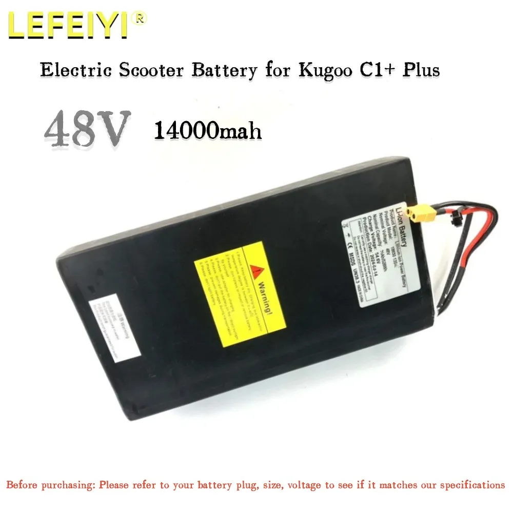 48V 14Ah Electric Scooter Universal Battery Kugoo С1 Plus Powerful with BMS