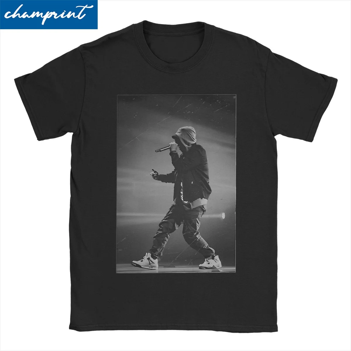 Album Eminem Men Women's T Shirt Hip Hop Music Funny Tee Shirt Short Sleeve O Neck T-Shirt Cotton Party Clothing