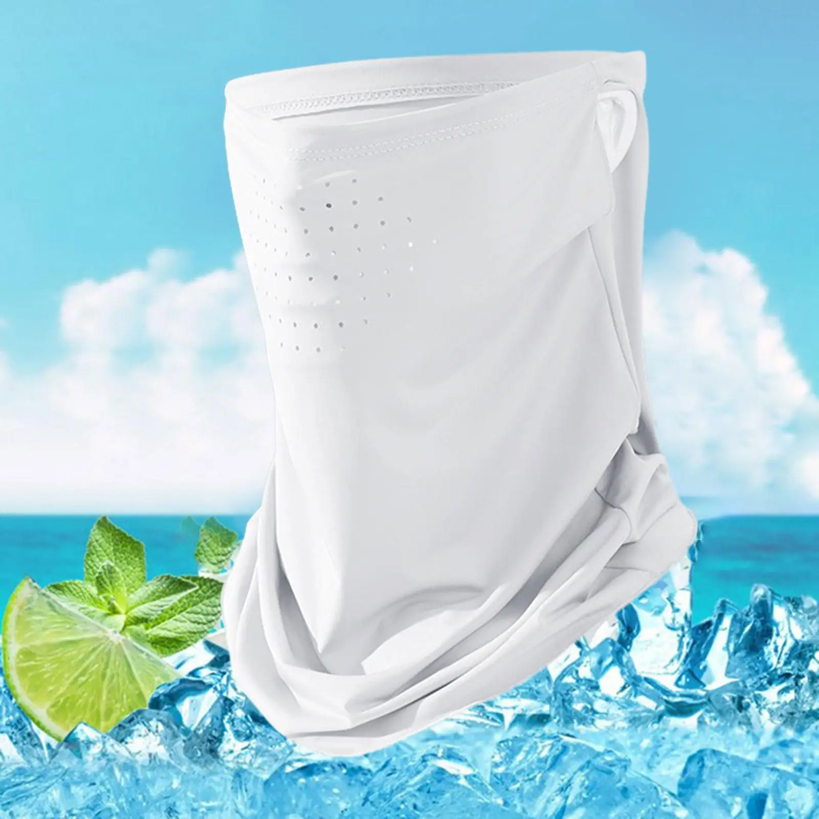 Outdoor zomerzonbescherming gezichtsbedekking dunne koeling bandana nekbeschermer masker voor dames activewear