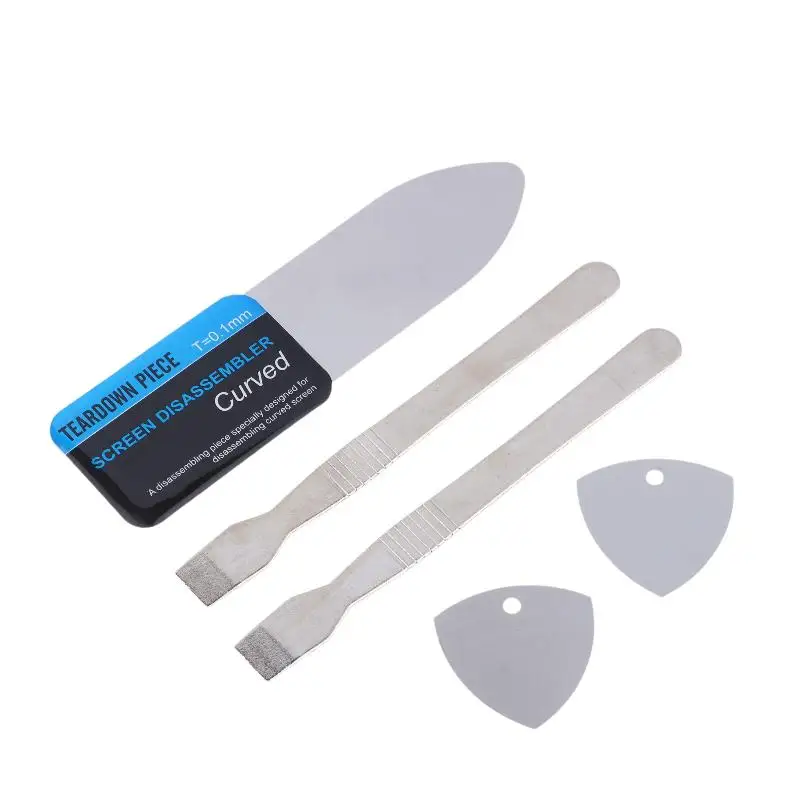 5 In 1 Professional Stainless Steel Curved Screen Pry Tools For Phone Tablet Laptop Repair Tools