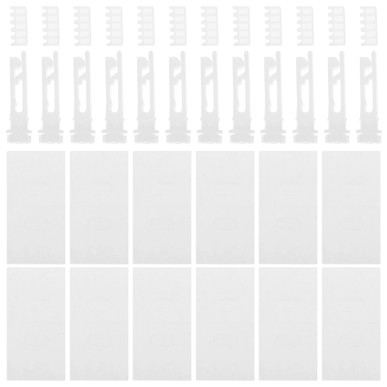 

1Set Vertical Blinds Repair Kit White Carrier Stems Gear Smooth Operation Easy Fix Replacement Slats Parts Accessories