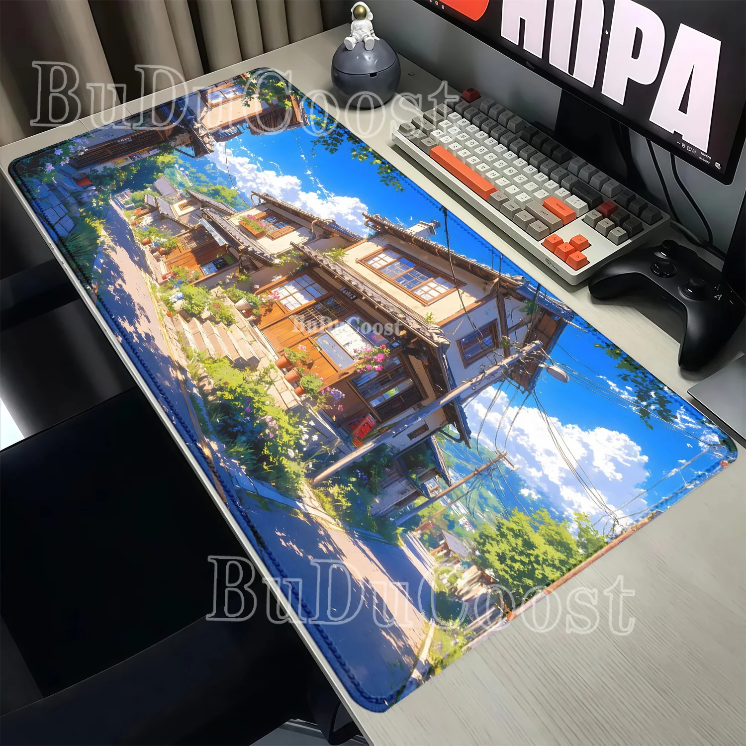 Mouse Pad Scenery Rubber Large Gaming Non-Slip Landscape Art Computer Mousepad Offices Accessories Keyboard HD Printing Desk Mat