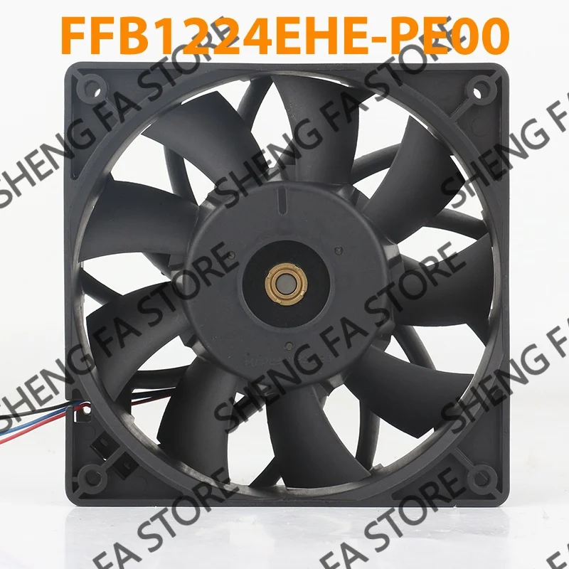AC EC 12038 120x120x38MM 12CM 3-wire Alarm Inverter PWM Speed Regulation Delta 5V 12V 48V DC24V 1.50A FFB1224EHE-PE00 Coolingfan