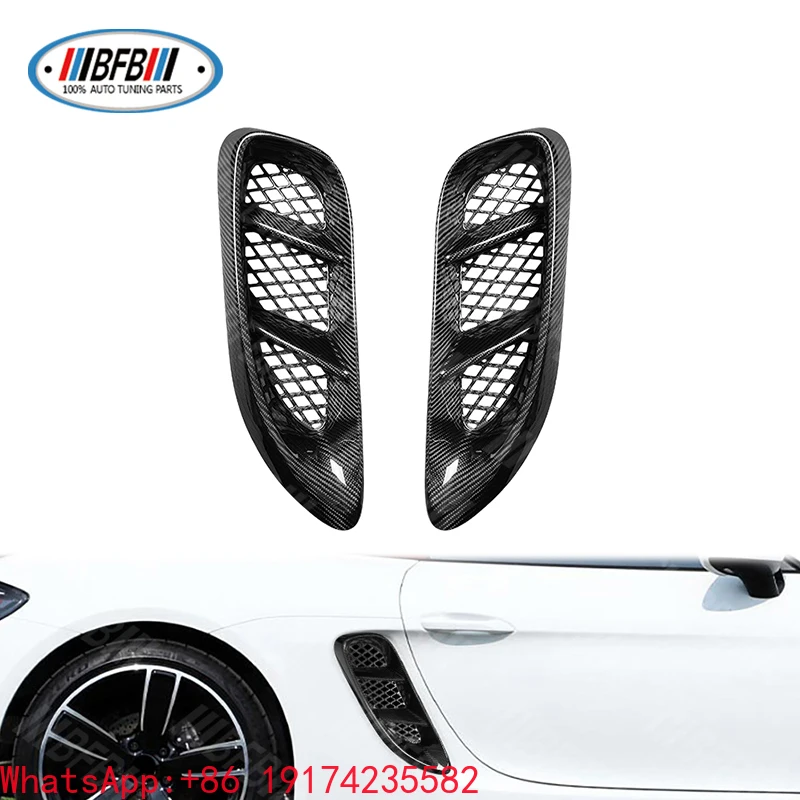 

For Porsche Boxster 718 2016-2018 Carbon Fiber Side Vents Specific Body Parts for Car Model