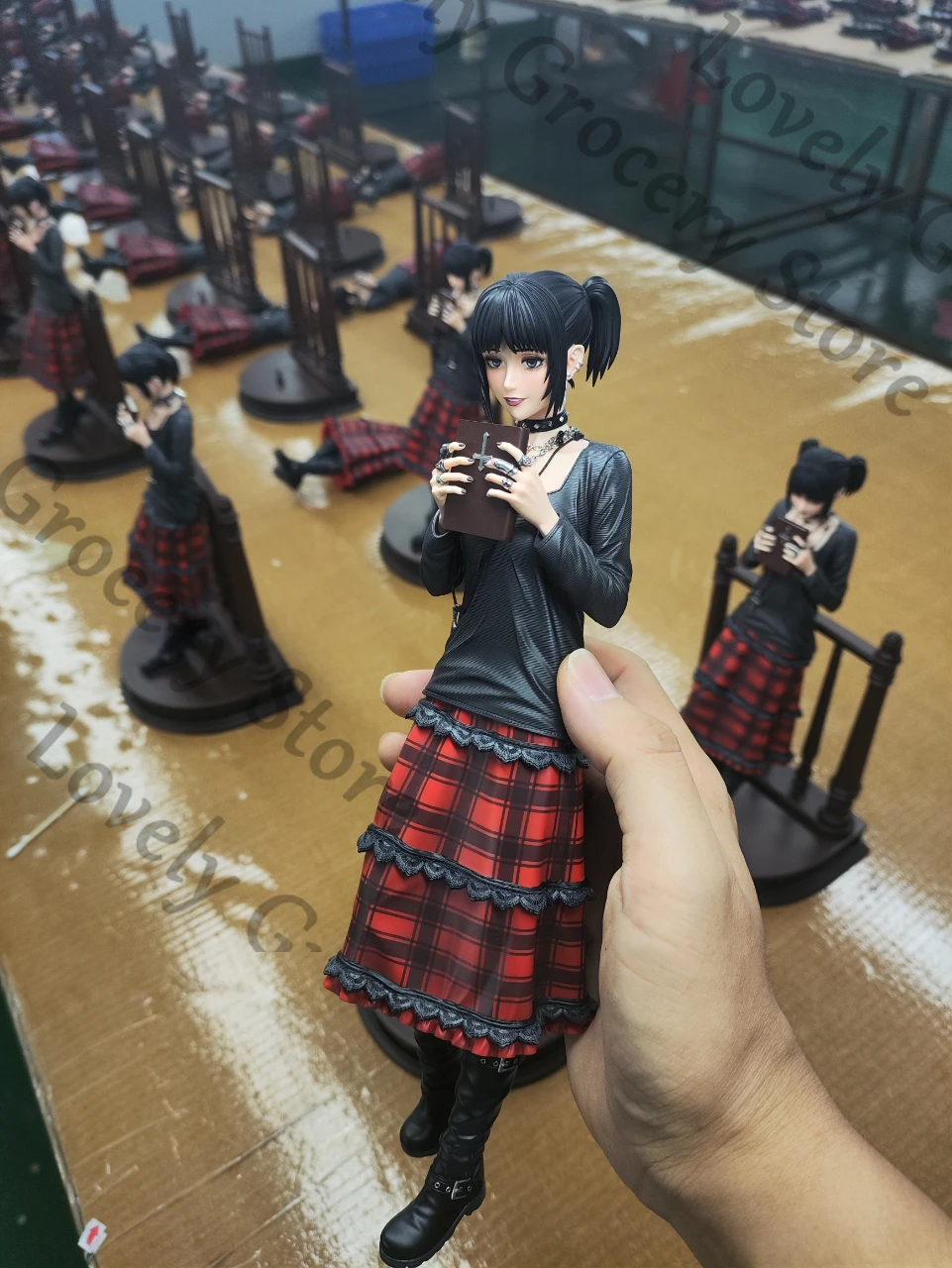 30cm Anime Shingeki No Kyojin Attack on Titan Mikasa·Ackerman Cosplay Cartoon Garage Kits Ornament Figures Model Mascot Gift