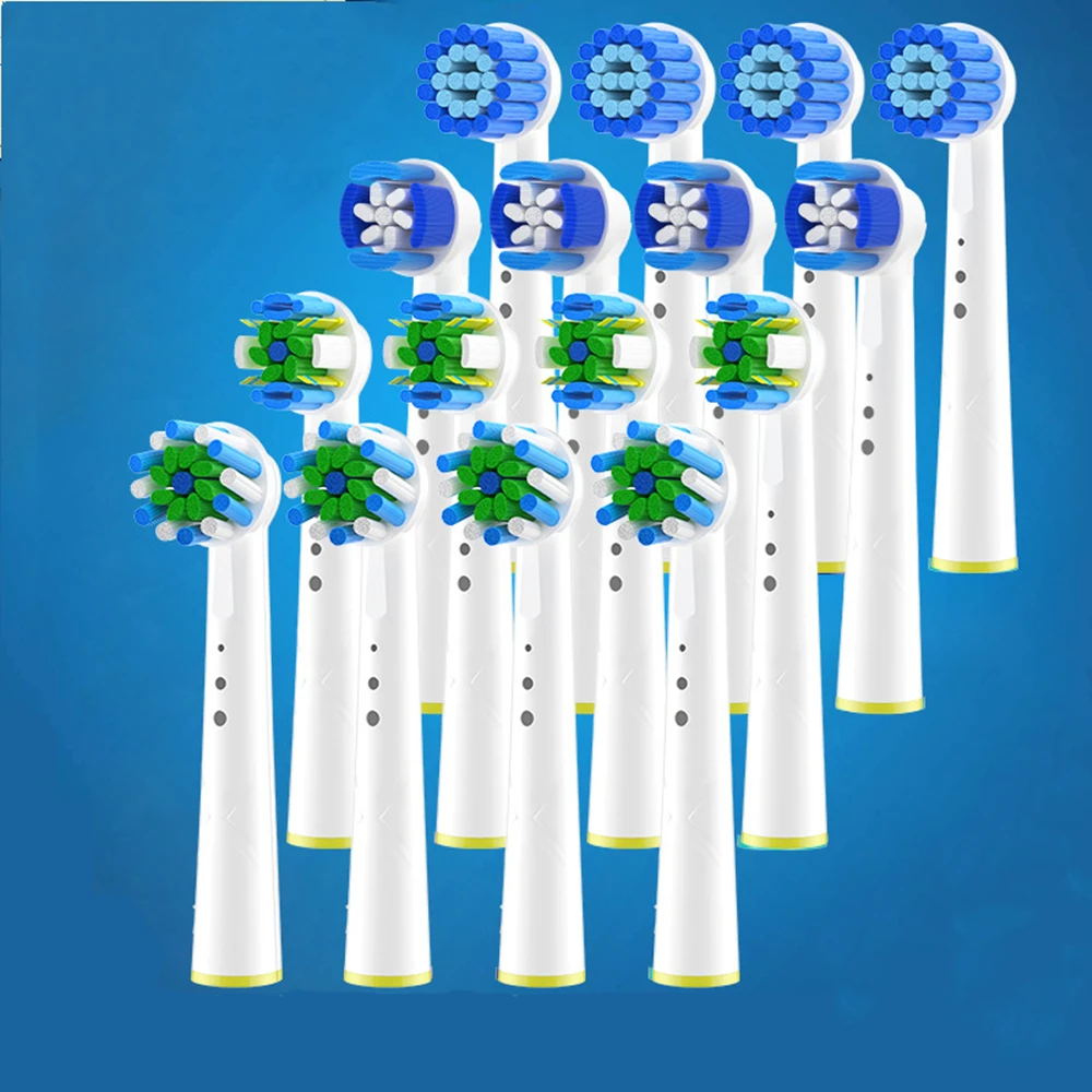 4Pcs Replacement Toothbrush Heads Nozzles For Oral b Electric Advance Power Pro Health 3D Excel Vitality Interclean Triumph