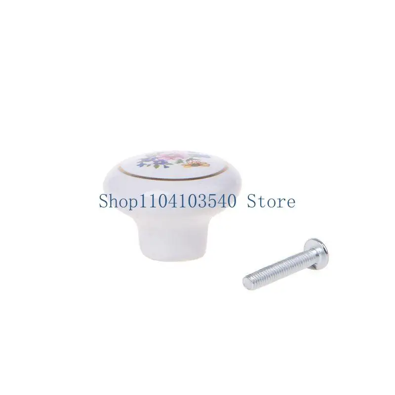 

02DC Керамические кухонные дверные ручки Шкаф, ящик, шкафчик, ручка для выдвижения