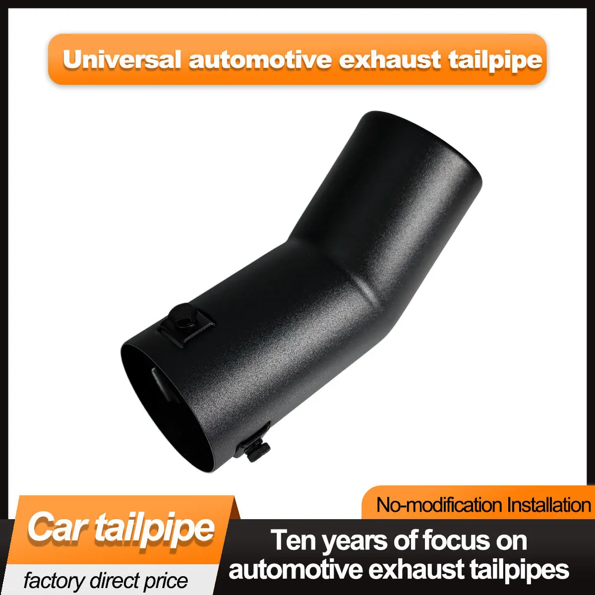 

For Volkswagen Bora Passat Golf 4 stainless steel frosted black car tailpipe