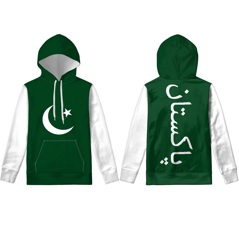 Pakistan Country Flag Printing Stitching Color Hoodies Men's Sportwear Casual Hoody Male Fashion Hooded Pullovers Graphic Hoody