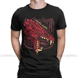 Odogaron Monster Hunter World T Shirts Men Cotton Leisure T-Shirt Crewneck MHW Game Tee Shirt Short Sleeve Clothes Plus Size