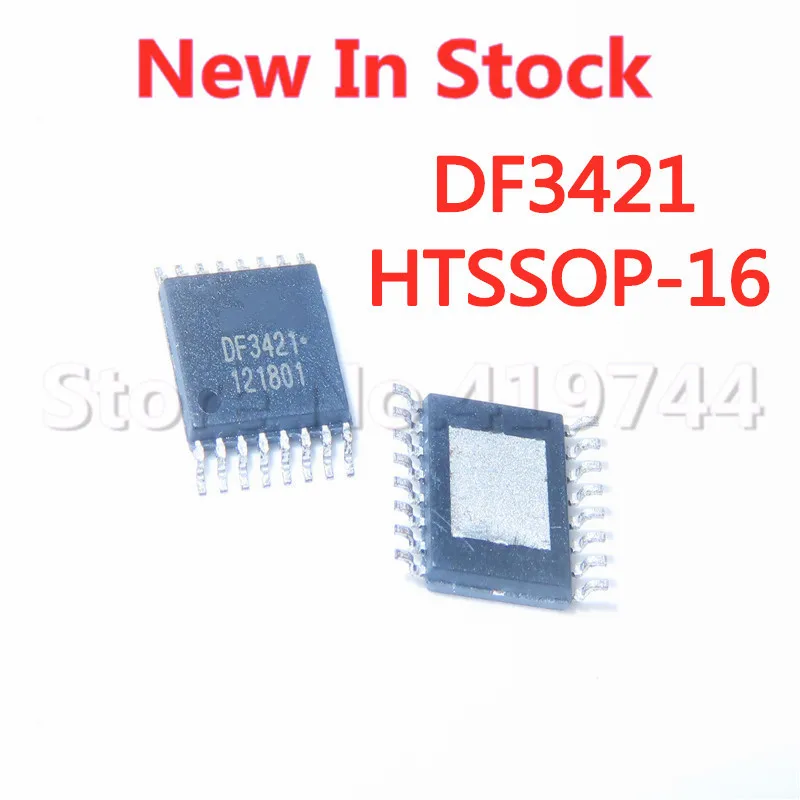 2PCS/LOT DF3421 HTSSOP-16 LCD chip In Stock NEW original IC