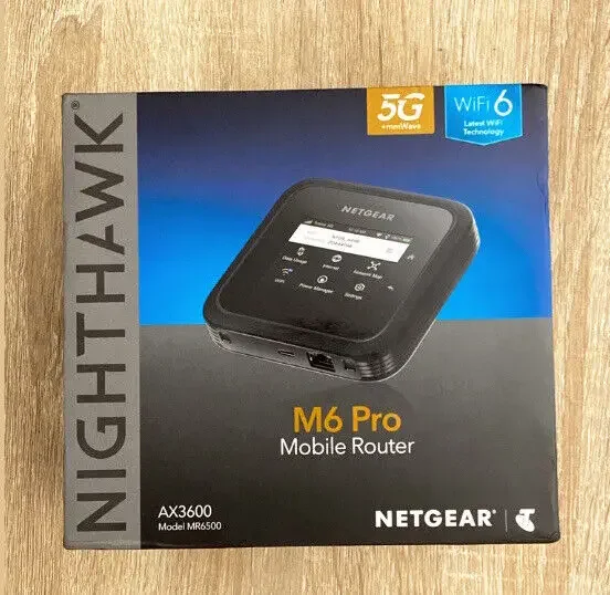 Imagem -02 - Netgear-nighthawk Mr6500 m6 Pro Mwave Sub6 Wifi6e 3.6gbps Porta Ethernet 2.5g Versão au Sdx65