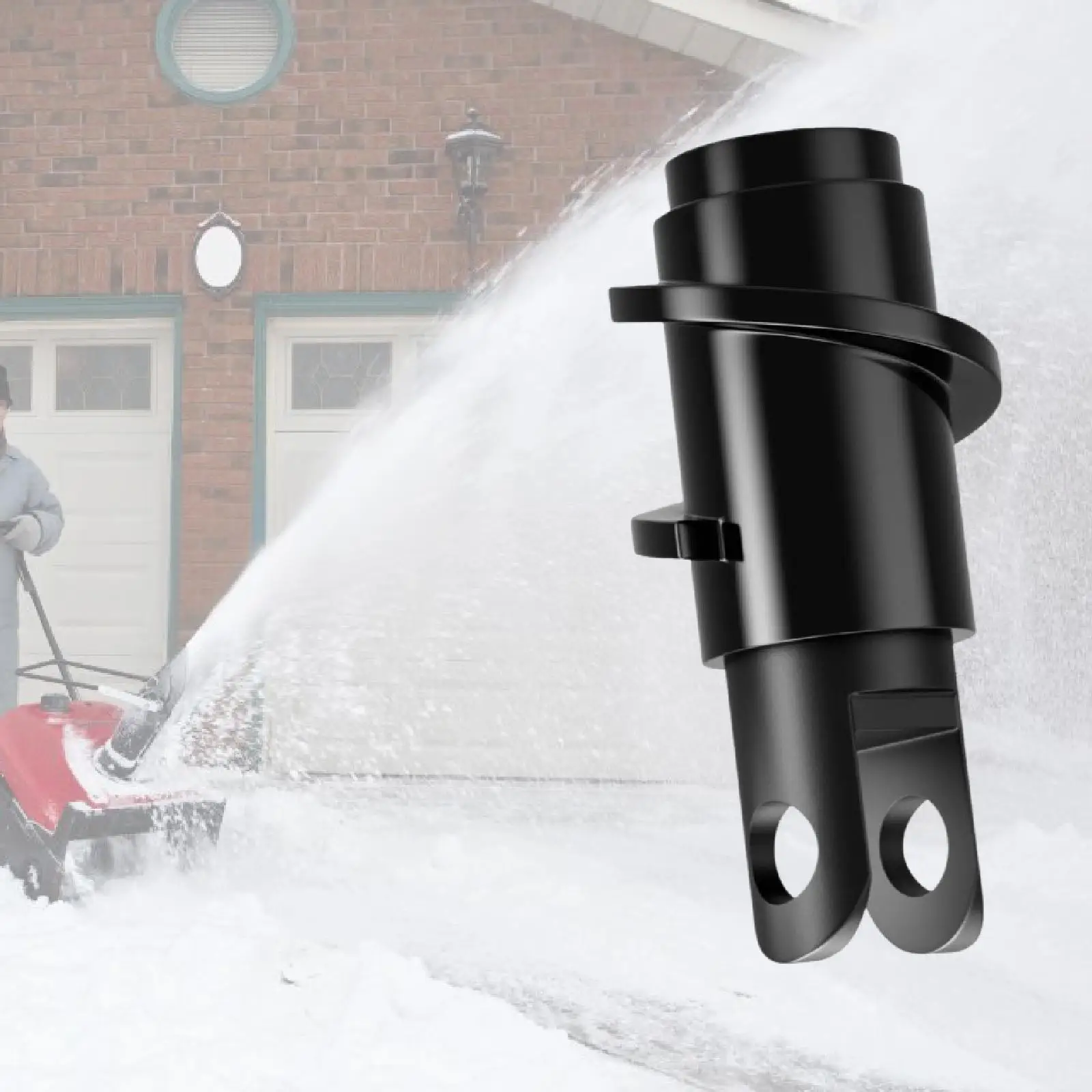 Snow Blower Chute Rotater Wormgear Easy to Install Black Components Replaces