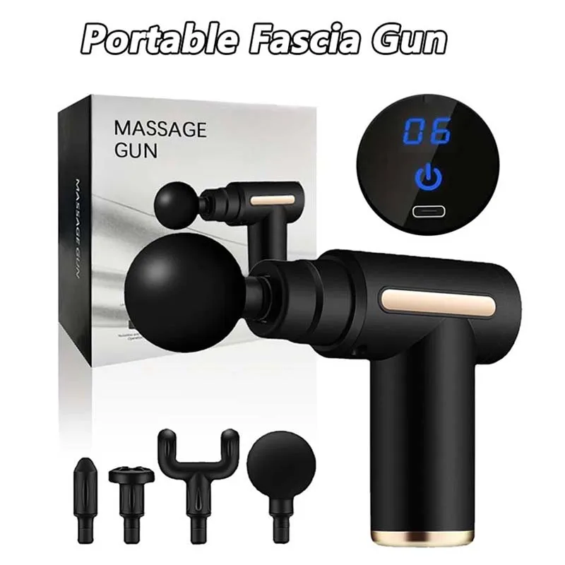 Mini Portable Fascia Gun Deep Tissue Massage Lightweight And Adjustable Speed Massage Equipment Suitable For The Whole Body