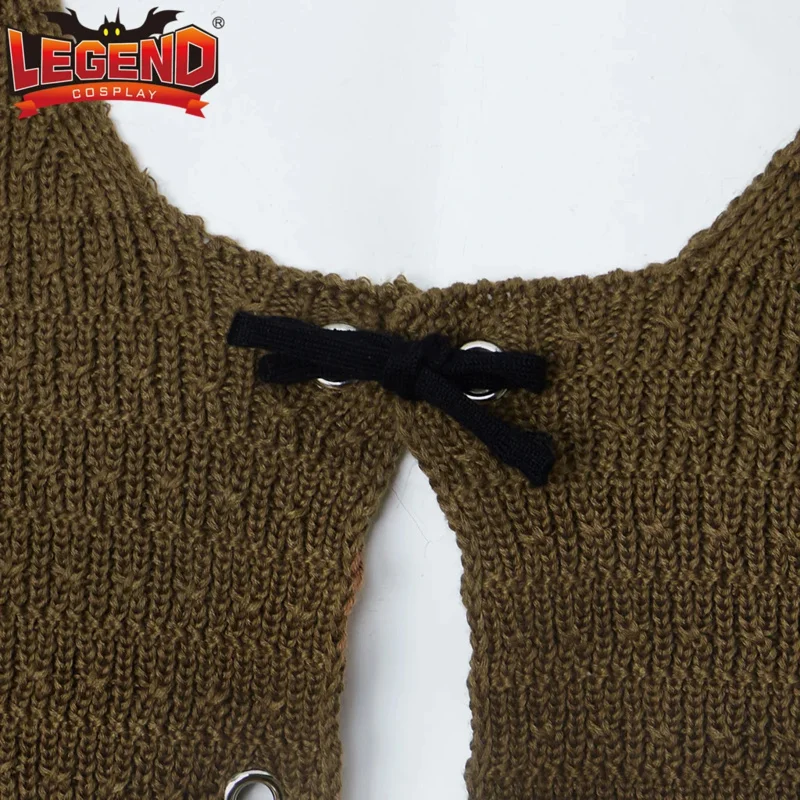 Fiona Green Ogre Costume Cosplay Cardigan lavorato a maglia maglione gilet Crop Top Animated Comedy Movie Ogre Costume uomo adulto vestito maschile