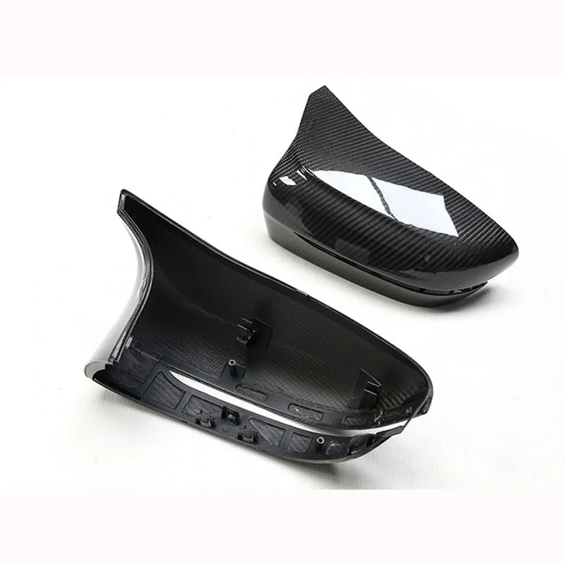 OME استبدال ألياف الكربون الجافة مرآة الرؤية الخلفية غطاء الكسوة لسيارات BMW M5 F90 M8 F91/F92/F93