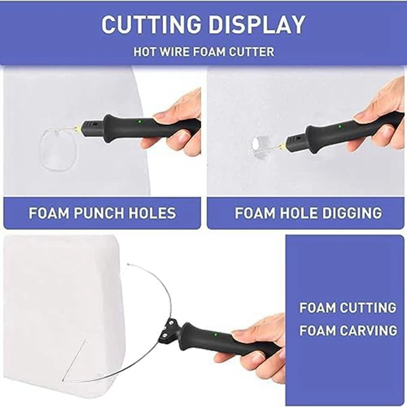 Electric Styrofoam Knife And Flat Cutting For Arbitrary Angle, Wide Application US Plug