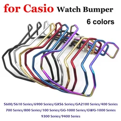 Metal Watch Bumper for CasioDW5600/5610 DW6900 GX56 GA2100 GA700/800 Metal Watch Bumper GD100 GA400 GG1000 GWG1000 GW9300/9400