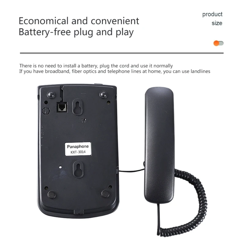 Teléfono fijo con cable, botón emergencia doméstica, Hotel, negocios, teléfono fijo escritorio, teléfonos Vintage
