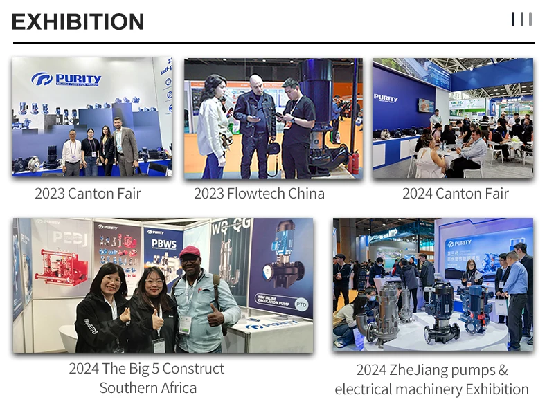 Purity 2.2kw,7.5kw High Flow Full Head Design Single Stage Centrifugal Pump