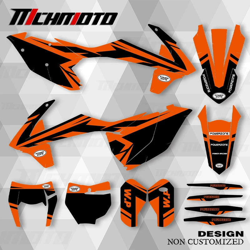 

MCHMFG для KTM SXF 2016 2017 2018 EXC 2017 2018 2019, новый стиль, графические наклейки, наборы наклеек